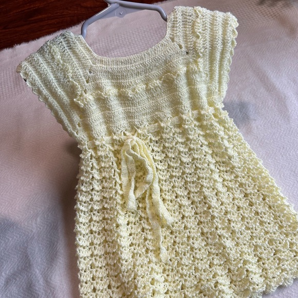 Hand Knitted Baby Dress - Picture 4 of 11